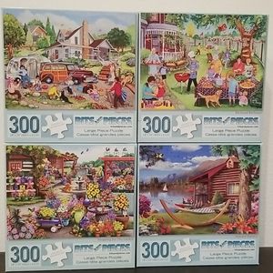Set of 4 Puzzles